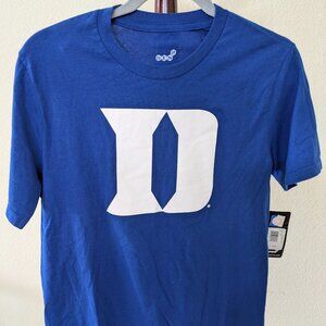 Boys Duke Blue Devils T-Shirt Size 14/16 100% Cotton (NWT)